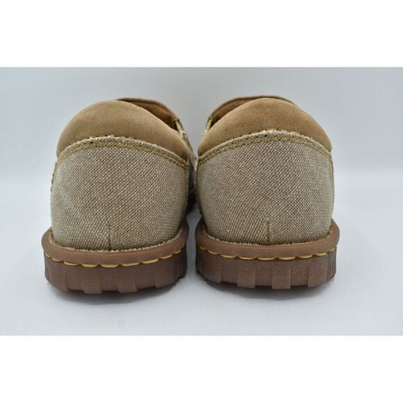 Born Mens Size 8 Gudmund Natural Canvas Slip On Loafers Shoes main image 4